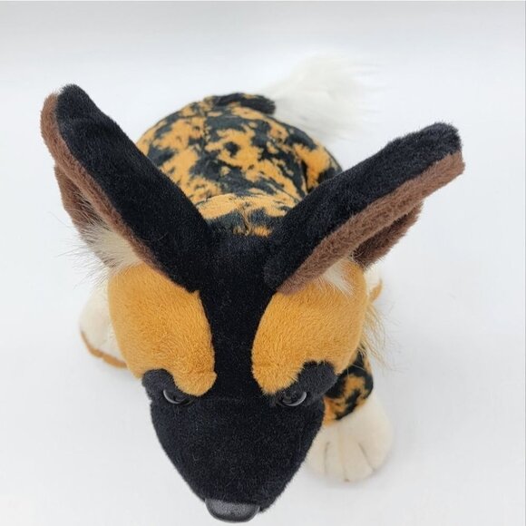 African Wild Dog Plush Calico Hyena Stuffed Animal Wild Republic Soft Faux Fur - Picture 6 of 13